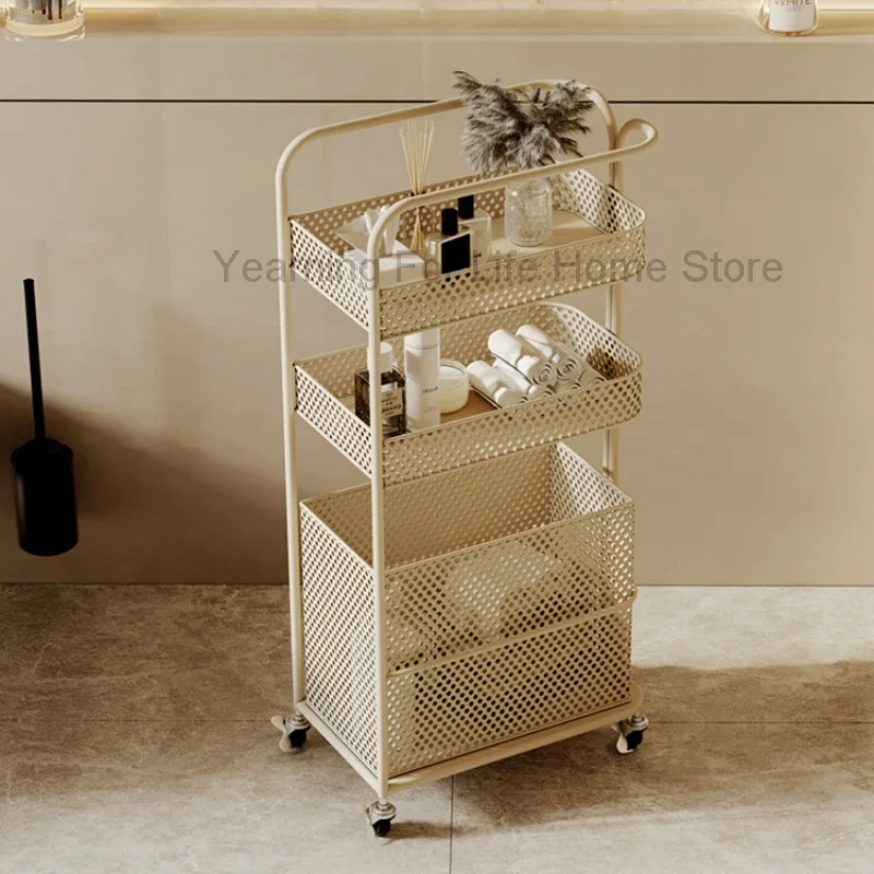 Manicure Beauty Salon Trolley Tool Rolling Cosmetic Lash Tattoo Salon Trolley Spa Nails Wozek Narzedziowy Beauty Furniture ZT50