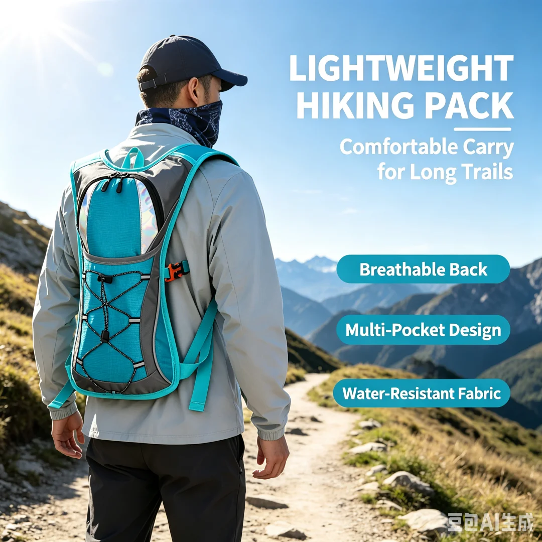 Sac à dos de cyclisme extérieur portable et imperméable, sacs de vélo, pochette de sport pour activités de plein air, escalade, randonnée, sac à dos d'hydratation pour VTT et vélo de route