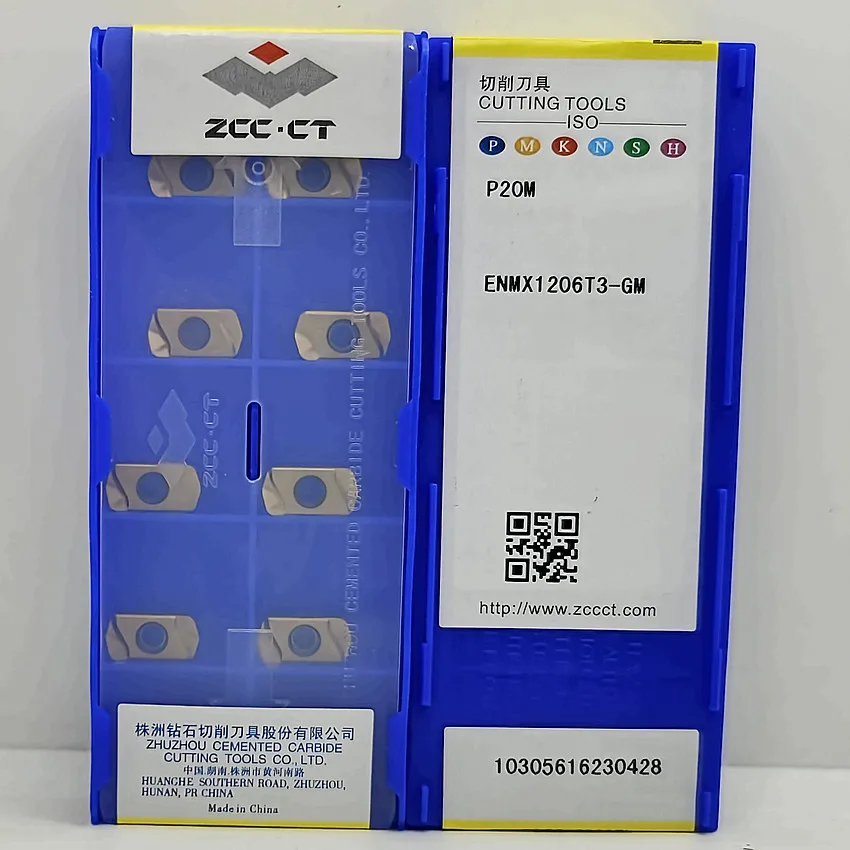 

ENMX1206T3-GM P20M ENMX1206T3-GM ENMX1206T3 ZCC.CT CNC blade carbide inserts Milling inserts Processing steel Replace LNMU0303