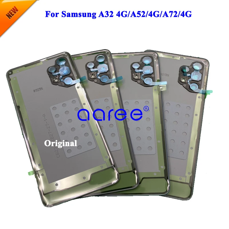 Back Glass housing For SAMSUNG A32 4G A325 A52 4G A525 A72 4G A725 Back Housing Door With adhesive