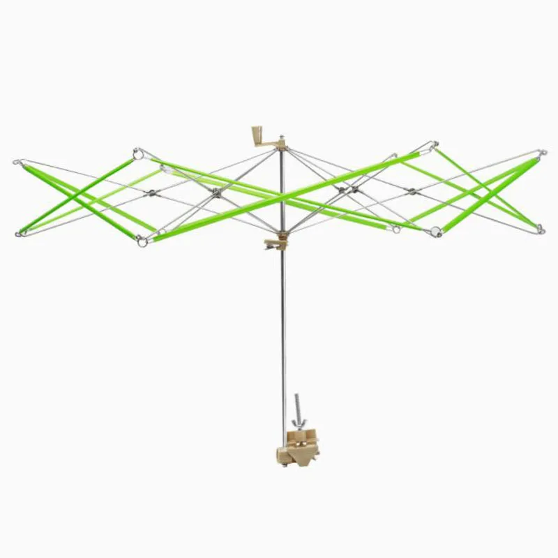 For knitting and crochet, adjustable steel yarn Swift with plastic sleeve stranded hanging hanging clip 42 cm