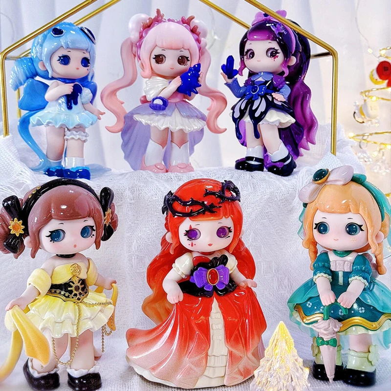 

Ziyuli Dazzling Gem Series Blind Box Cute Ziyuli Action Figure Mystery Box Surprise Bag Kawaii Gem Anime Doll Model Toys Gifts