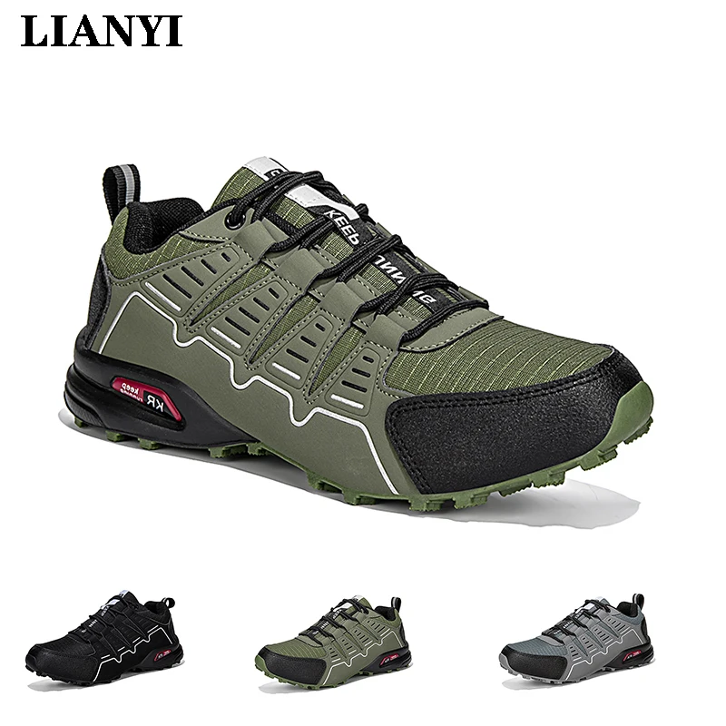 

Обувь для активного отдыха LIANYI: дышащие, нескользящие, прочные кроссовки для походов, велоспорта, бега, охоты и тактических задач