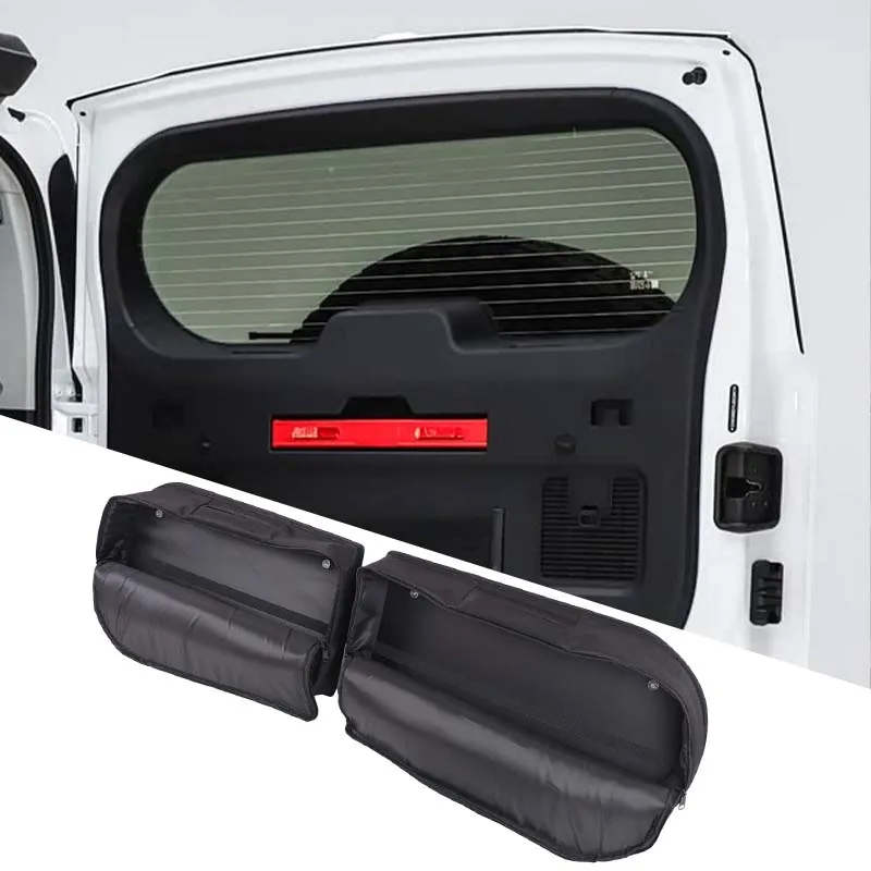 Oxford Fabric Suction Cup Trunk Side Storage Bag for Chery Zongheng G700 2025-2026 Rear Window Organizer Pocket Waterproof 2Pcs