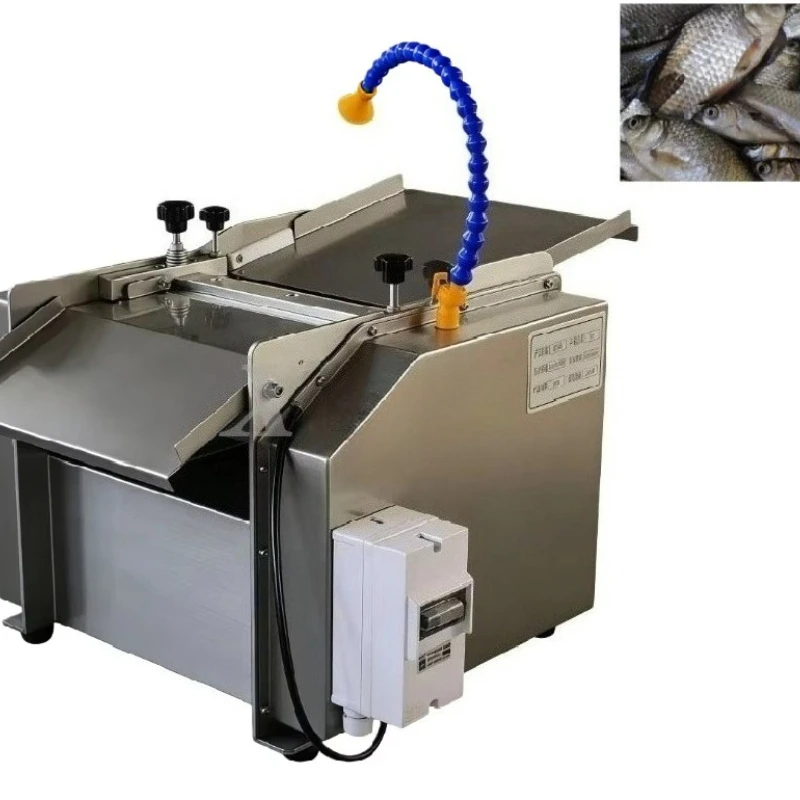 High-speed fish skin peeler for salmon, cod and rhubarb bass, durable seafood processor