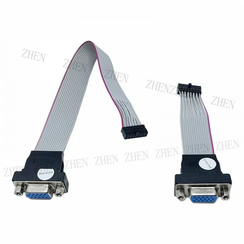 Y Y Computer Mainboard GPU 16pin To 15p VGA Interface Extension Cable for HP 620 630
