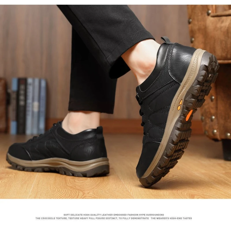 

Men Outdoor Leisure Shoes Mountaineering Fashion Shoes Anti Slip Lightweight Shoes Comfortable Men Sneakers Zapatos De Hombre