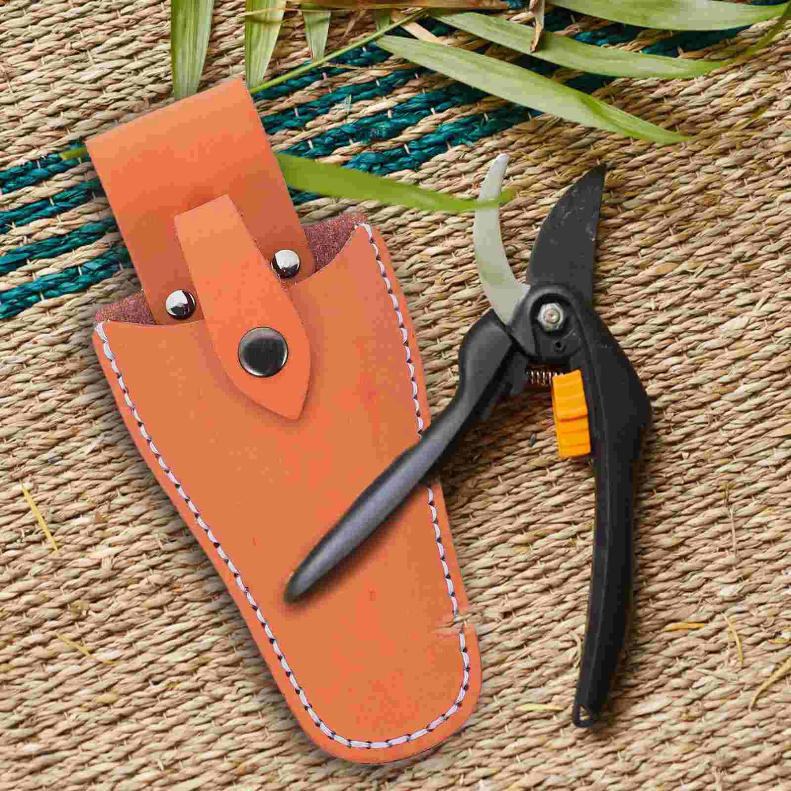 Pruner Pruning Shears Fanny Pack Scissors Cattlehide Cover Plier Tool Holder