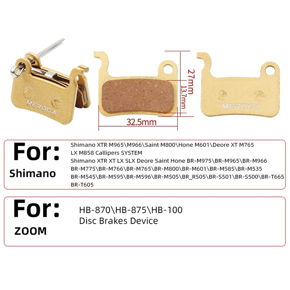 Bike Brake Pads Disc Brake Pads High-quality For SHIMANOXT Full Metal For XTR M975 For SHIMANOXT New Practical BR-M9020