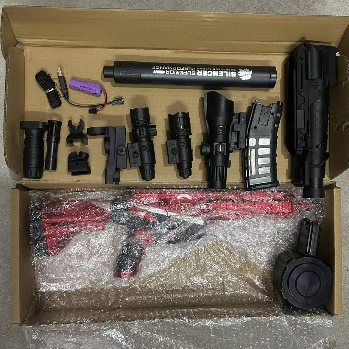 416 arma de brinquedo bola de gel mão auto-integrado transmissor de explosão elétrico multi-cor opcional atividades familiares ao ar livre presente de ano novo