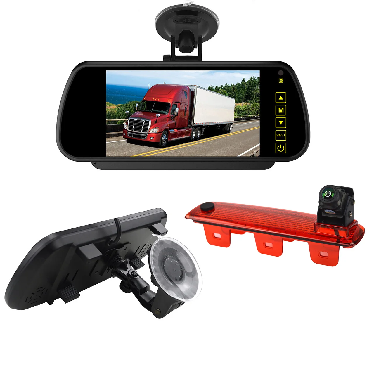 Applicable to Renault Dacia Dokker Lada Largus (2012présent) Reverse camera, 7-inch display screen