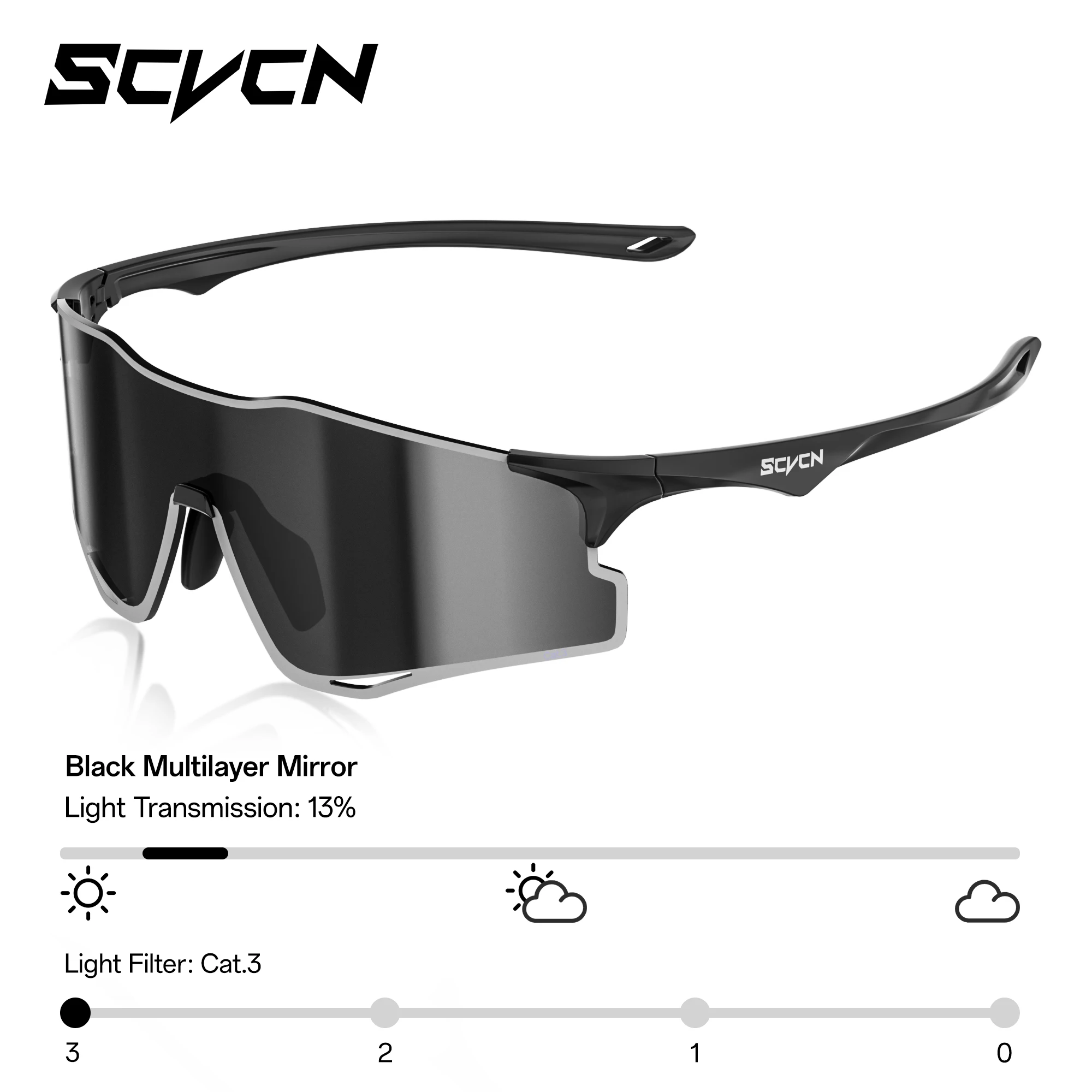 Okulary przeciwsłoneczne fotochromowe SCVCN do biegania na zewnątrz, męskie i damskie, ultralekkie okulary sportowe do maratonów, jazdy na rowerze szosowym, z filtrem UV400, wiatroodporne, o uczuciu