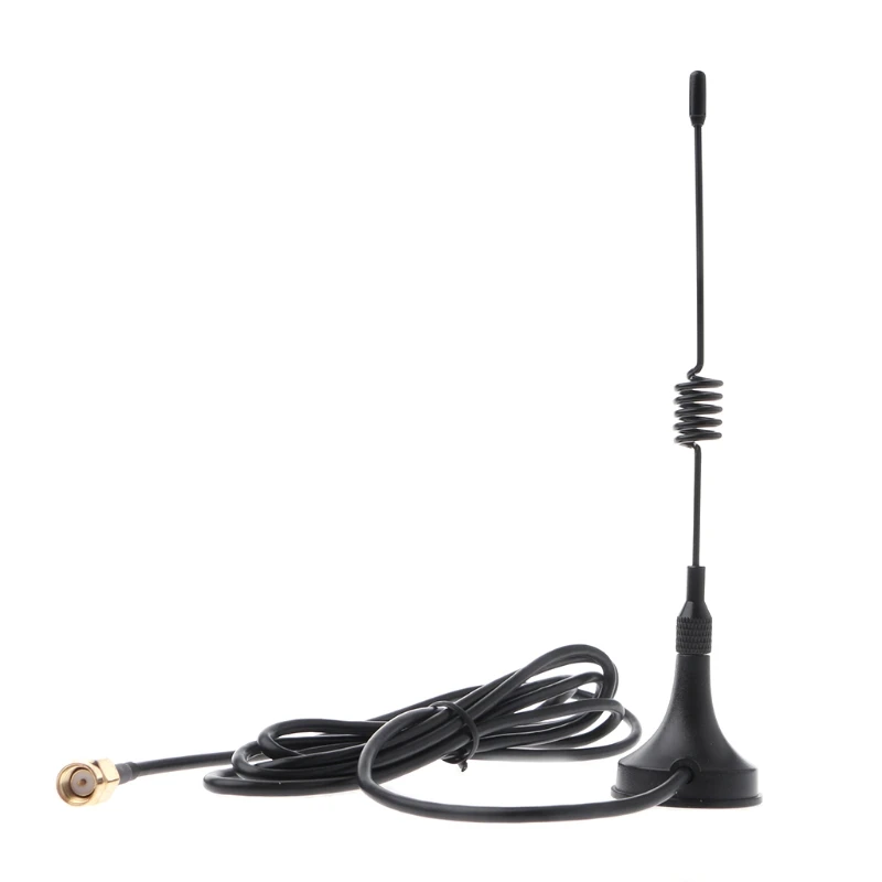 2024 New 433MHz Antenna 5dbi Male RG174 Cable GSM GPRS 1.5M Magnetic Base For Ham Radio