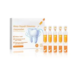 Ampoules de traitement de réparation de gencives, livres d'essence de soins bucco-dentaires, haleine, élimination des maux de dents, instituts de liquides frais, gencives gonflantes, gingiva, nouveau