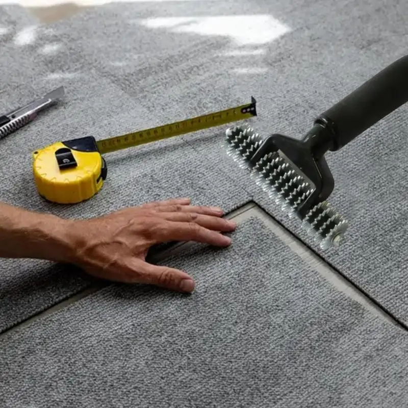 

Carpet Seam Roller Carpet Repair Tool Wheel Tooth Roller For Carpet Easy Installation Seam Roller Press Edged Tool D2RD