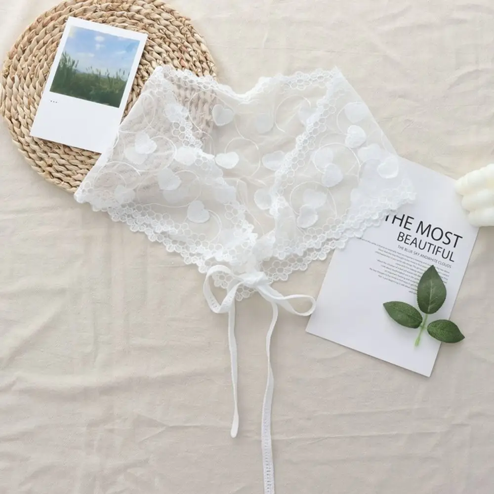 New Lace Trim Triangle Short Skirt Flower Lightweight Butt Curtain Skirt Korean Style Soft Lace Waist Scarf Beach Wedding