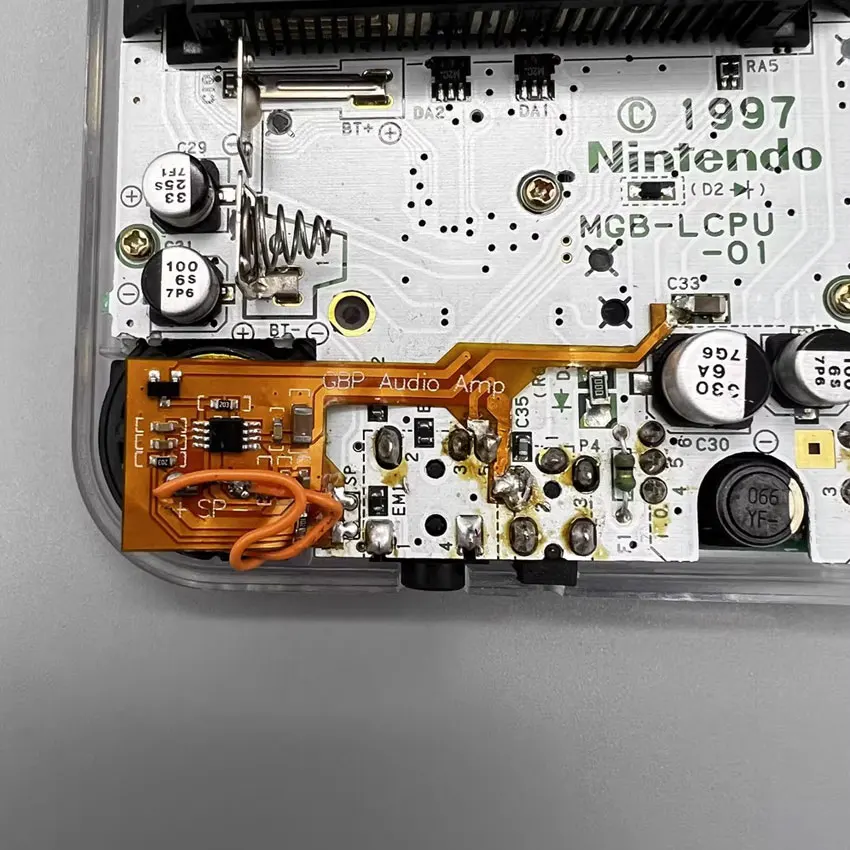 Gameboy Advance 컬러 포켓 GBA GBC GBP 사운드 앰프용 JCD 저전력 디지털 볼륨 증폭기 모듈 썸네일 6