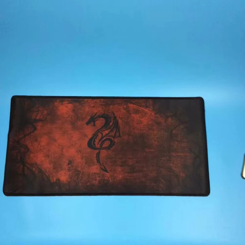 Mairuige Red Dragon 600x300/700x300/800x300/900x400mm Locking Edge Mouse Pad Large Computer Keyboard Mat Table Gaming Mousepad