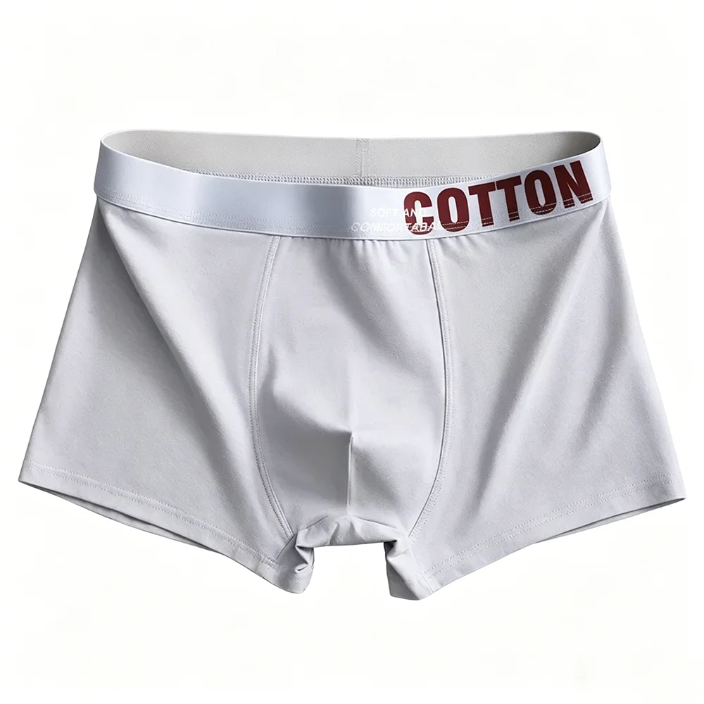 10pcs Mens Boxer Underwear Soft Cotton Breathable Comfortable Male Briefs Shorts