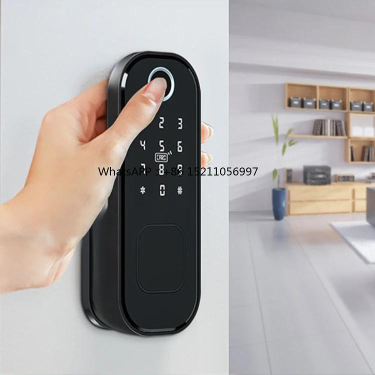 

Lock Door Waterproof Outdoor Smart Door Lock Interior Door Handle Finger Print Furniture Lock Smart