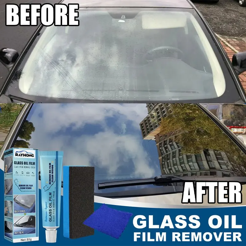 Car Windshield Oil Film Cleaner Universal  Polishing Degreaser Clean Polish Paste for Bathroom Window Glass Windscreen