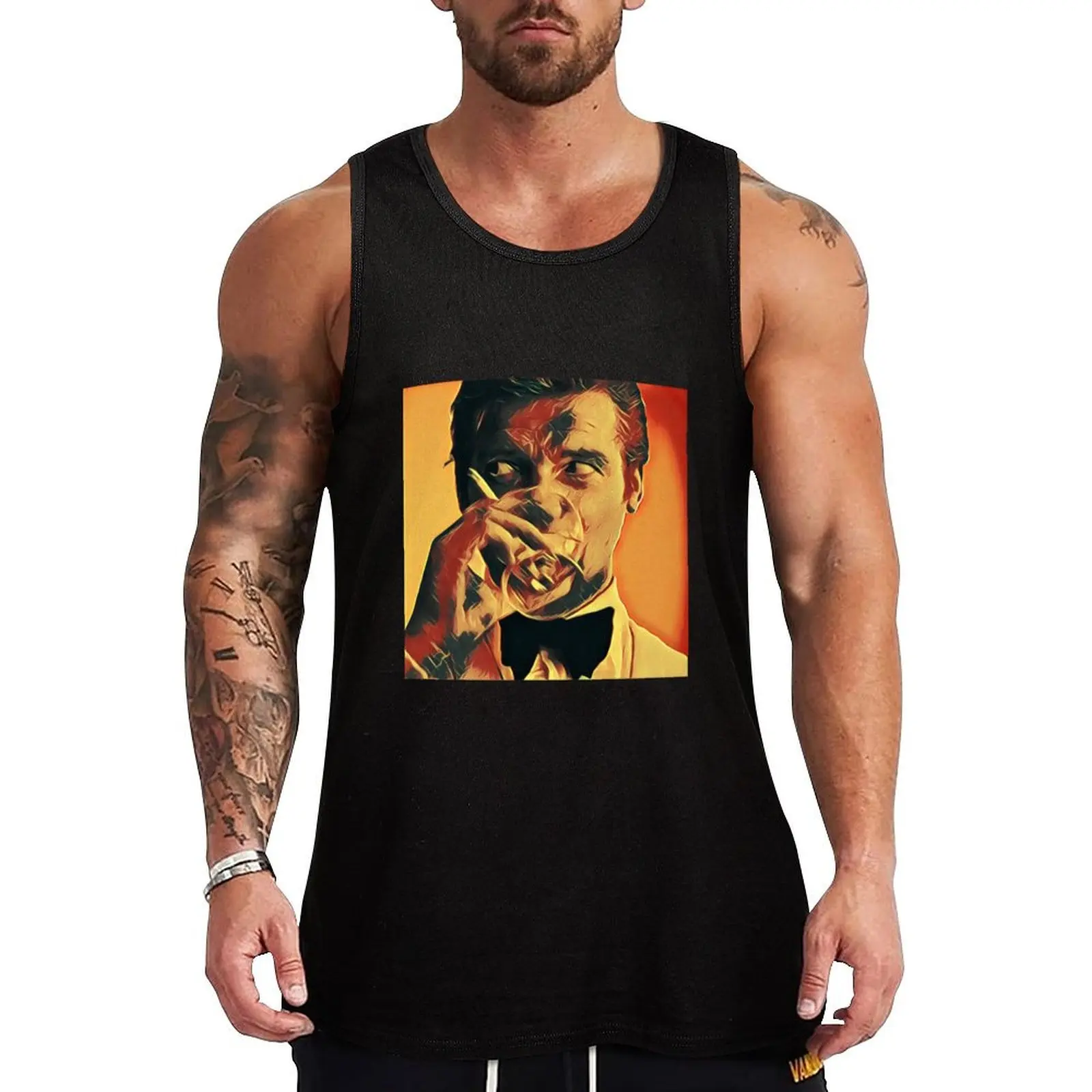 Roger Moore Tank Top Men's gym clothing muscle t-shirt