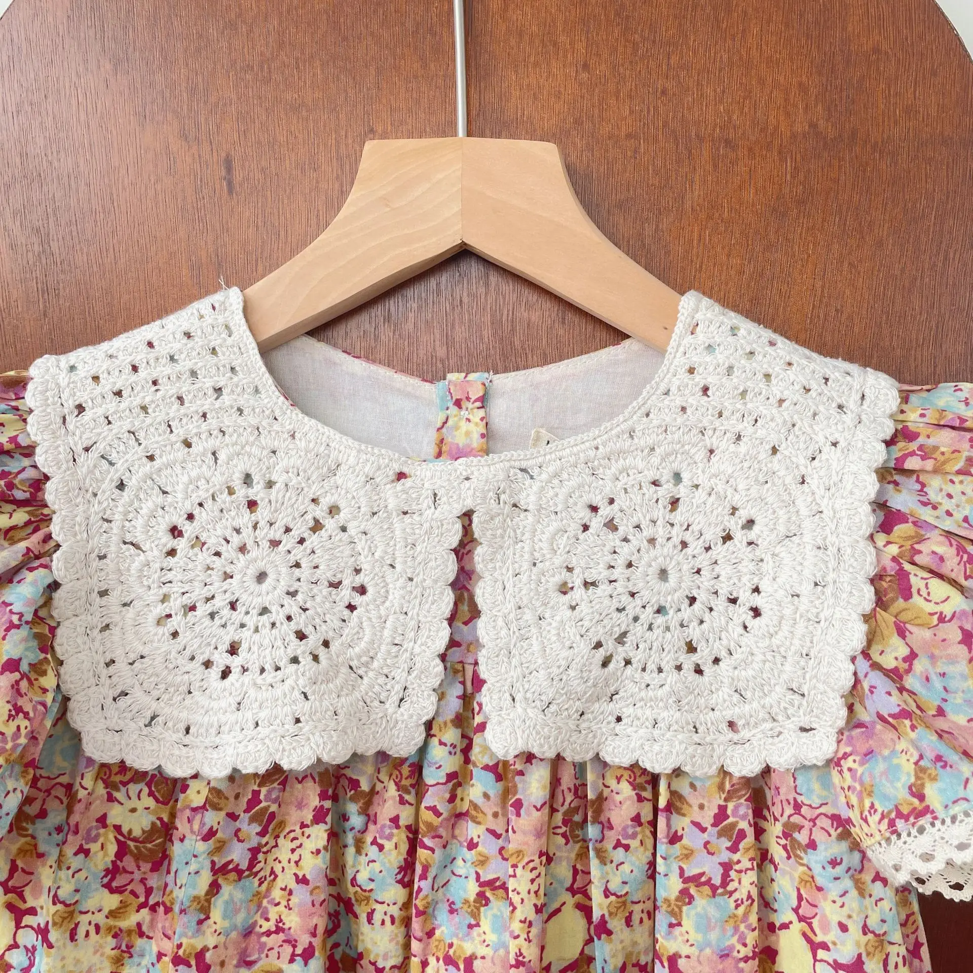 ¡Ya está en stock! Falda bordada de estilo étnico de la serie LM para niños, vestido para niñas, industria pesada, verano, 2024