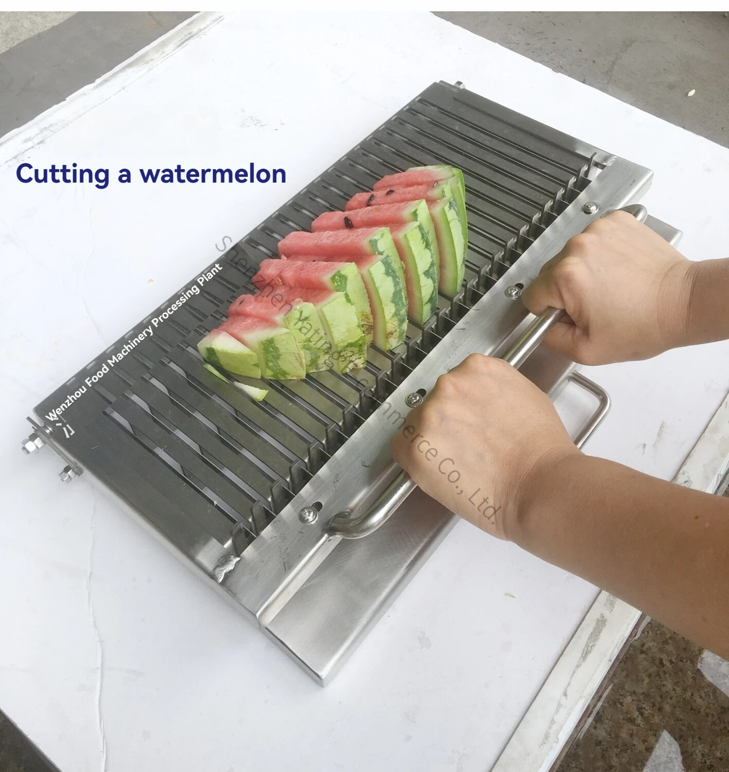 25mm/30mm Liangpi Machine Hand Pressure Cutting Tofu Loofah Duck Blood  Starch Sausage Cutter Processing