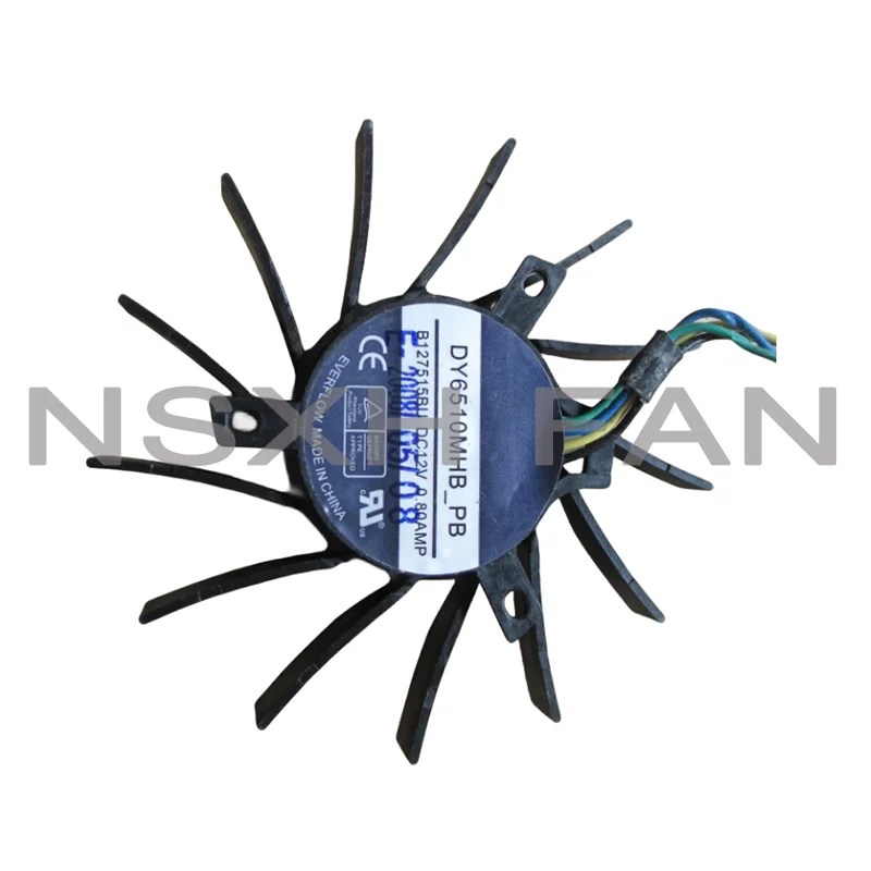 MAGIC DY6510MHBPD MGT7012YB-W15(B) DY6510MHB_PB DD6510MHB_PB 12V 4Wire Cooling Fan Video Card VGA Cooler Fan