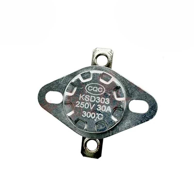 10PCS KSD303 30A 250V 40-300°C Self Reset Temperature Control Ceramic Thermostat Switch for Heater Appliance