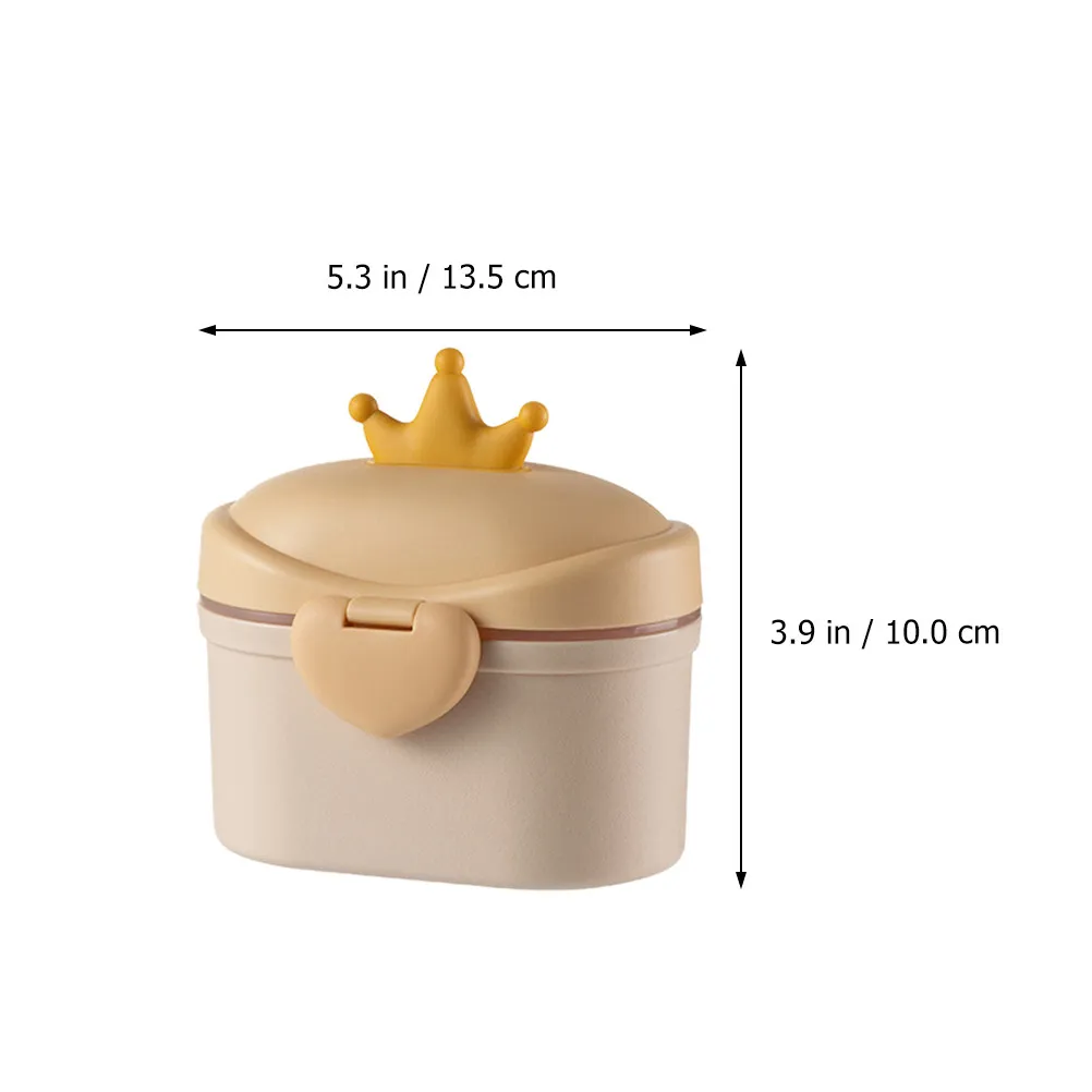 Baby Milk Powder Container Formula Dispenser with Sanitary Separate Spoon Storage Strong Seal Moisture Proof Portable Infant