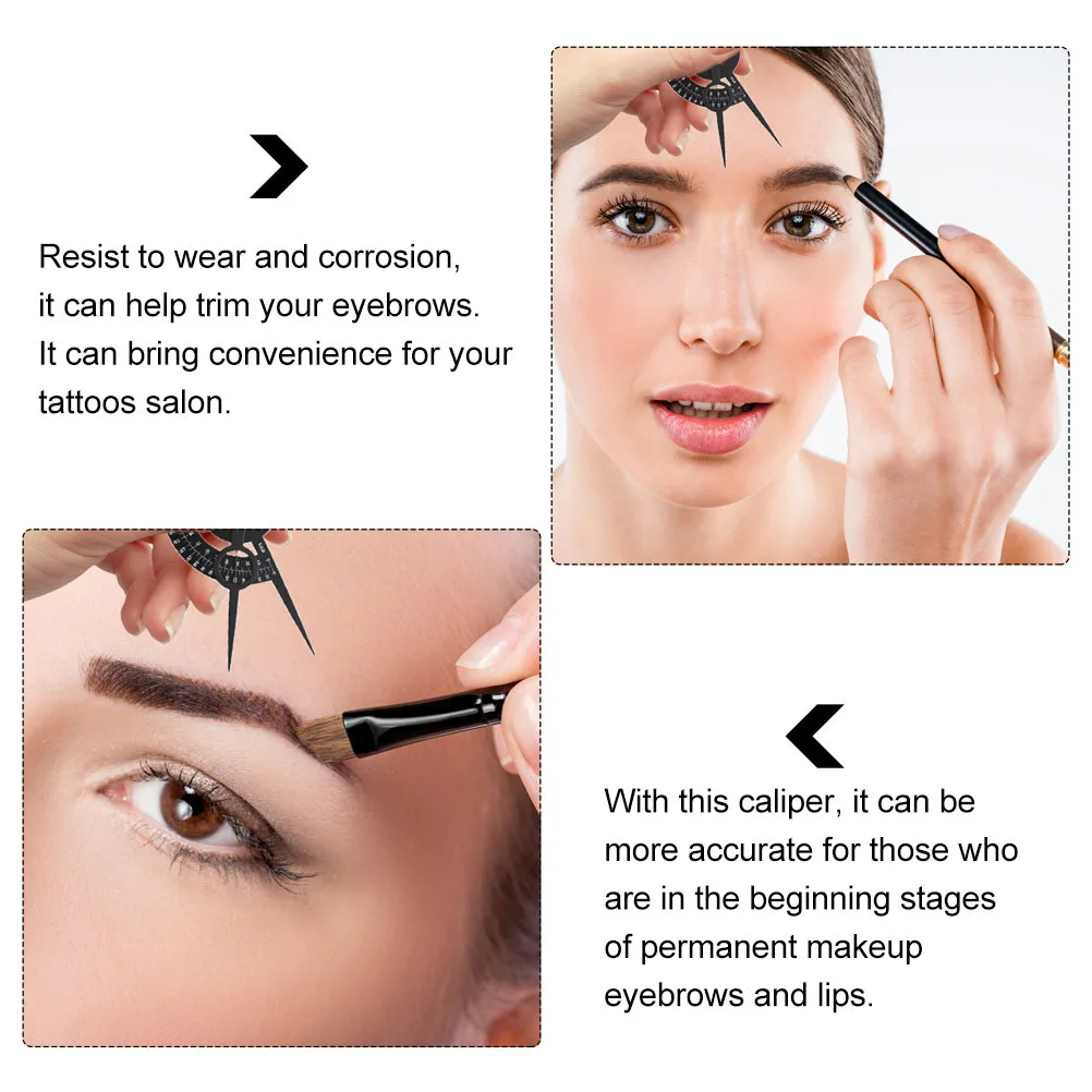 

Eyebrow Horizontal Measuring Ruler Corrosion Resistant Tool for Precise Symmetrical Eyebrow Drawing Tattoo Mapping