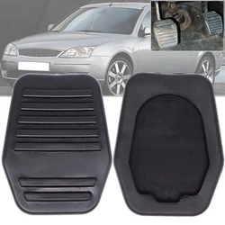 Car Brake Clutch Foot Pedal Pad Cover For Ford Fiesta MK5 KA Figo Tourneo Connect Cougar Mondeo 3 Focus Rubber Accessories