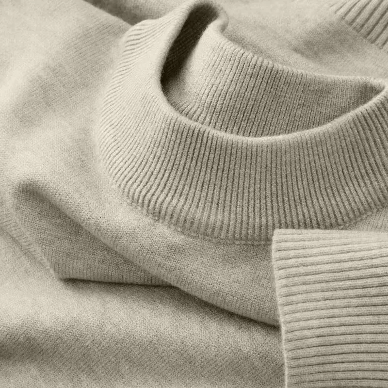 Autumn Mens Casual Mock Turtleneck Sweaters Long Sleeve Thermal Knitted Pullover Sweater Basic Knit Coat Tops Woolen Outerwear