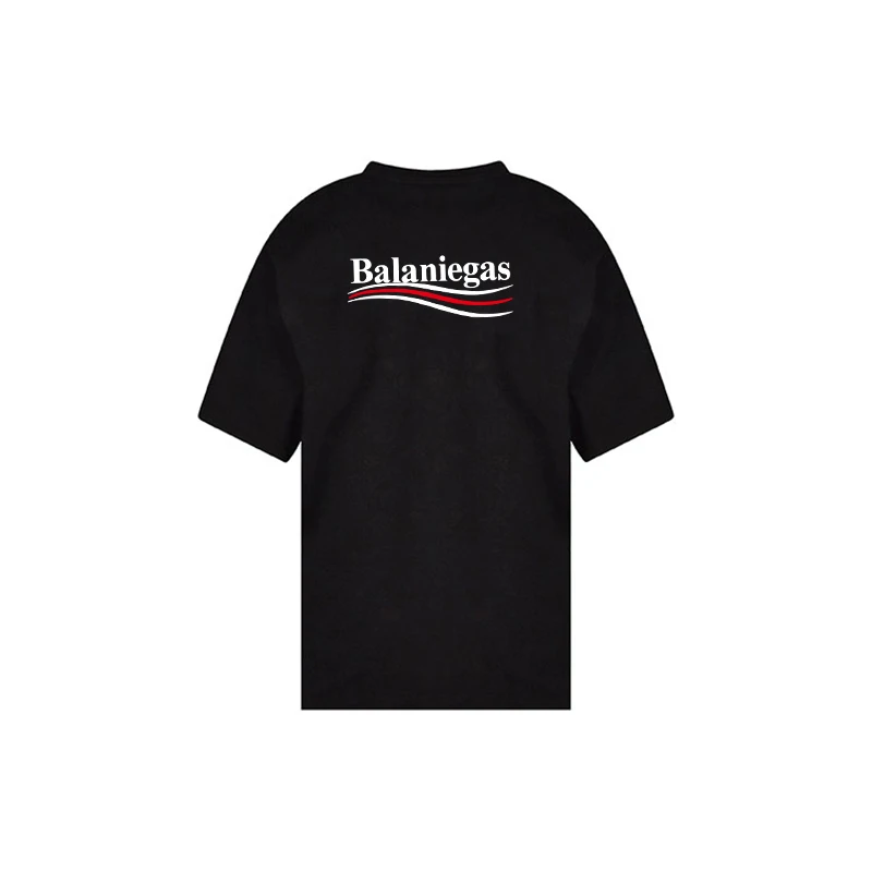 

Coke Printed Men's and Women's Same Round Neck Short-sleeved T-shirt Trendy Brand Loose and Versatile Top Trendy Men Clothes