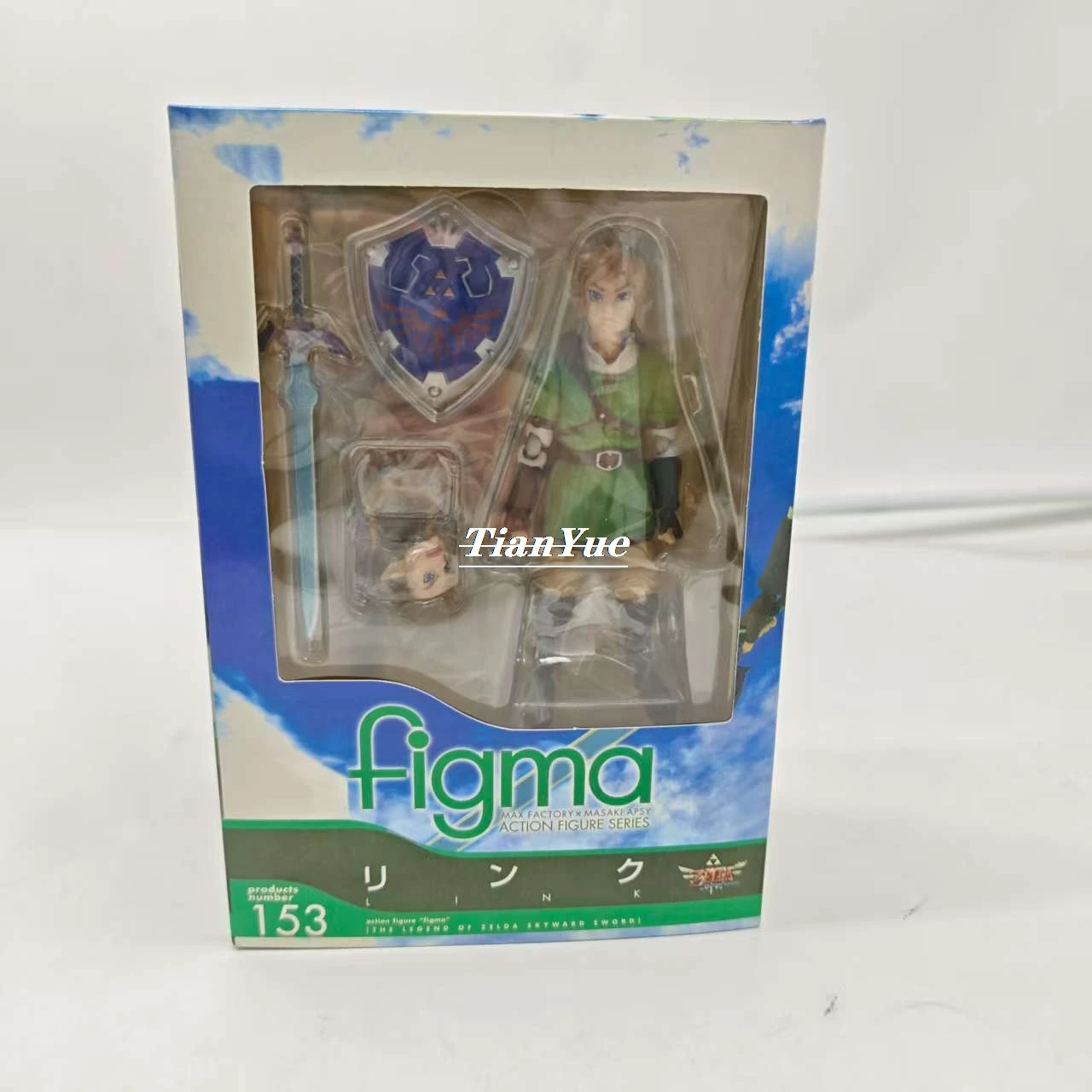 لينك Skyward Sword figma 153 مجموعة ألعاب مفصلية من مادة PVC مقاس 14 سم #1