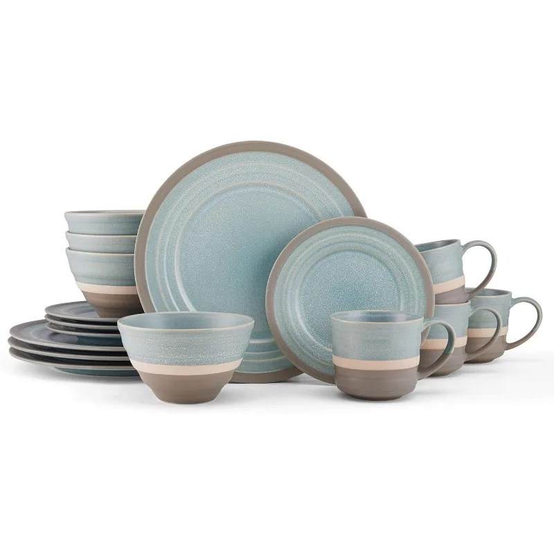 Adina 16 Piece Dinnerware Set, Service For 4