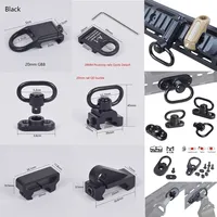 Tactical RSA Sling Swivel Mount GBB Paraclip Gun QD 20mm Rail Sling Strap Quick Detach Adapter Hunting Rifle Airsoft Accessories