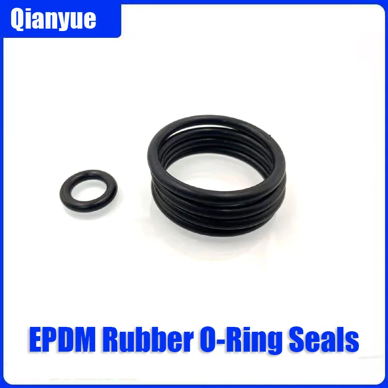 EPDM O-Rings 1.9mm Cord - Acid/Ozone/Aging Resistant, Anti-Static Seals for Industrial/Plumbing (ISO 3601)