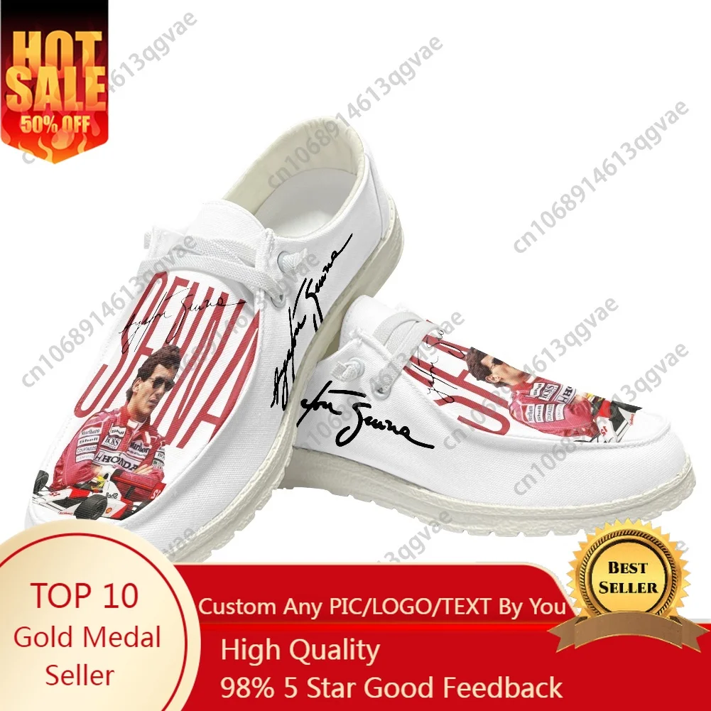 アイルトン・セナ-カジュアルシューズ-フラットシューズ-男性-女性-通気性-アウトドア-軽量履物-カスタムシューズ