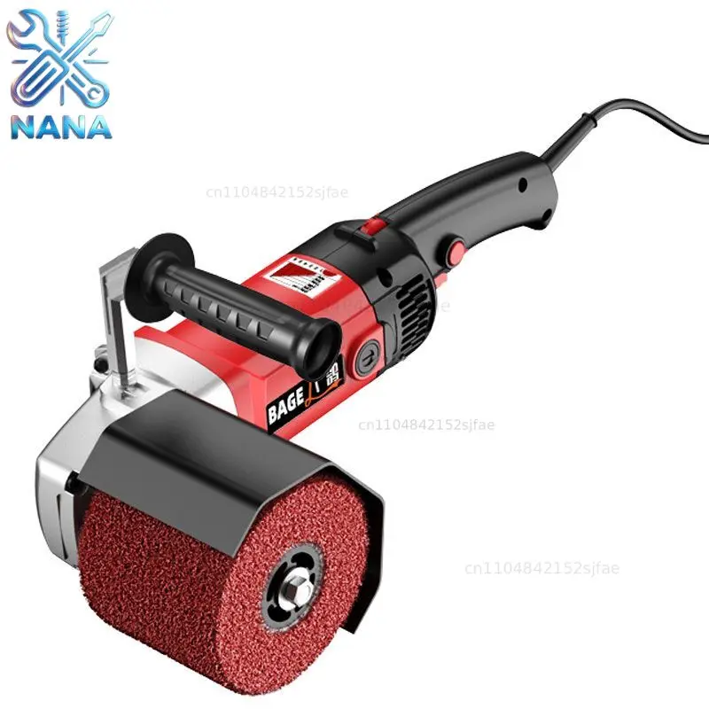 High Power Polishing Machine Handheld Small Wire Drawing Machine Portable Metal Polishing Tool Electric Rust Removal Tools