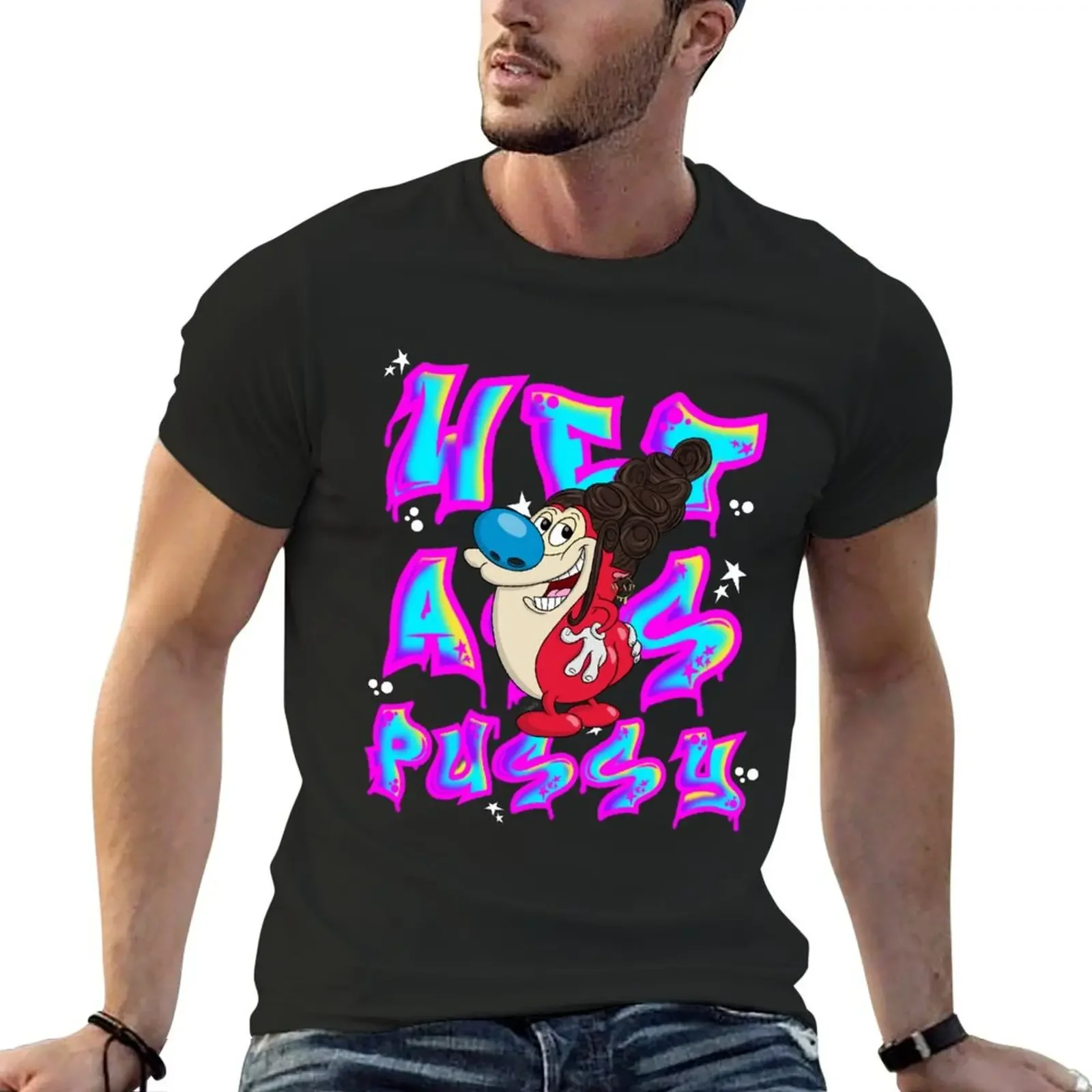 WAP -WET A$$ PU$$Y T-Shirt summer tops Short sleeve tee oversized graphic tee mens graphic t-shirts hip hop