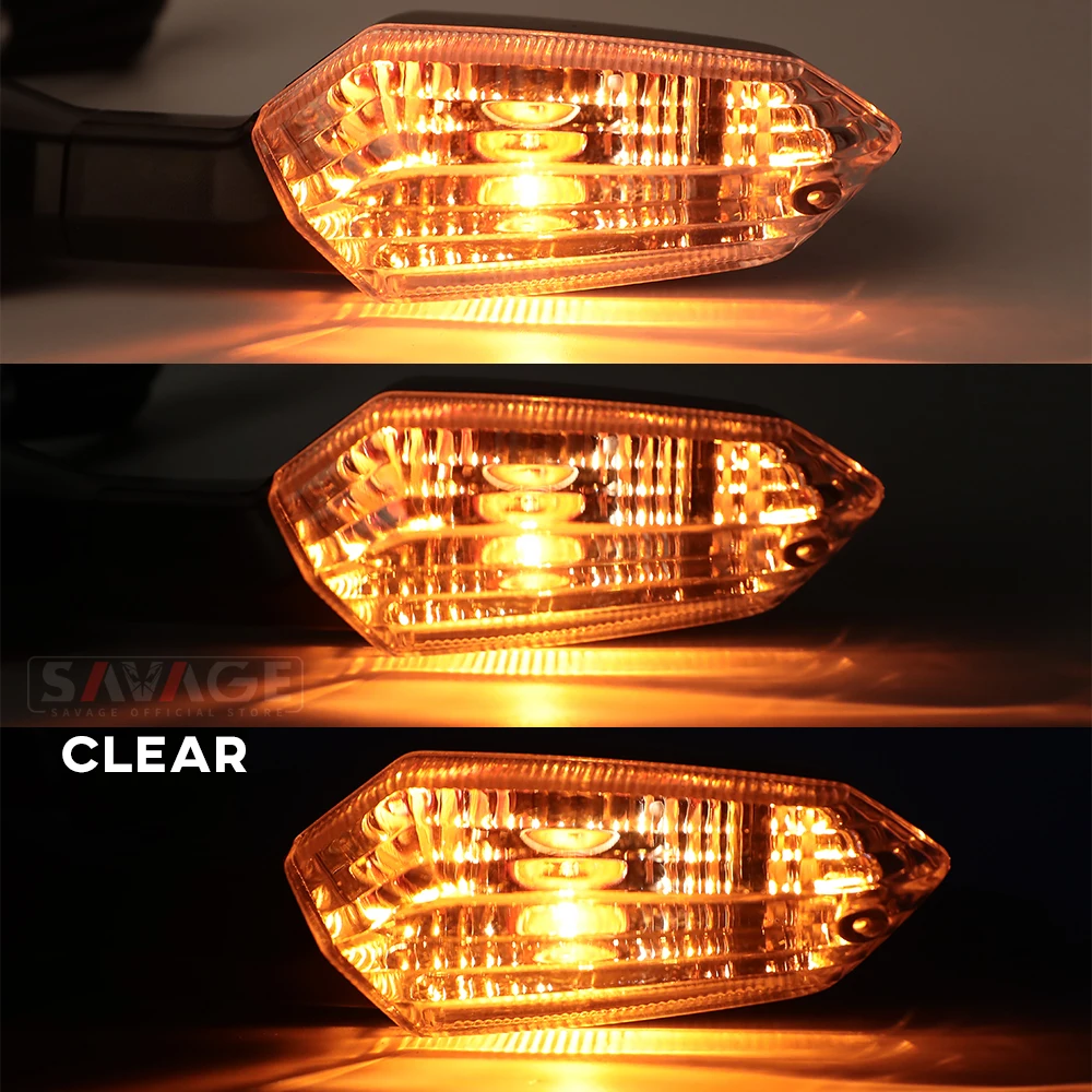 Turn Signal Indicator Light For KAWASAKI NINJA 300 400 Versys 650 1000 Z1000SX Z800 ER6N ER6F ZX6R Motorcycle Rear Front Flasher