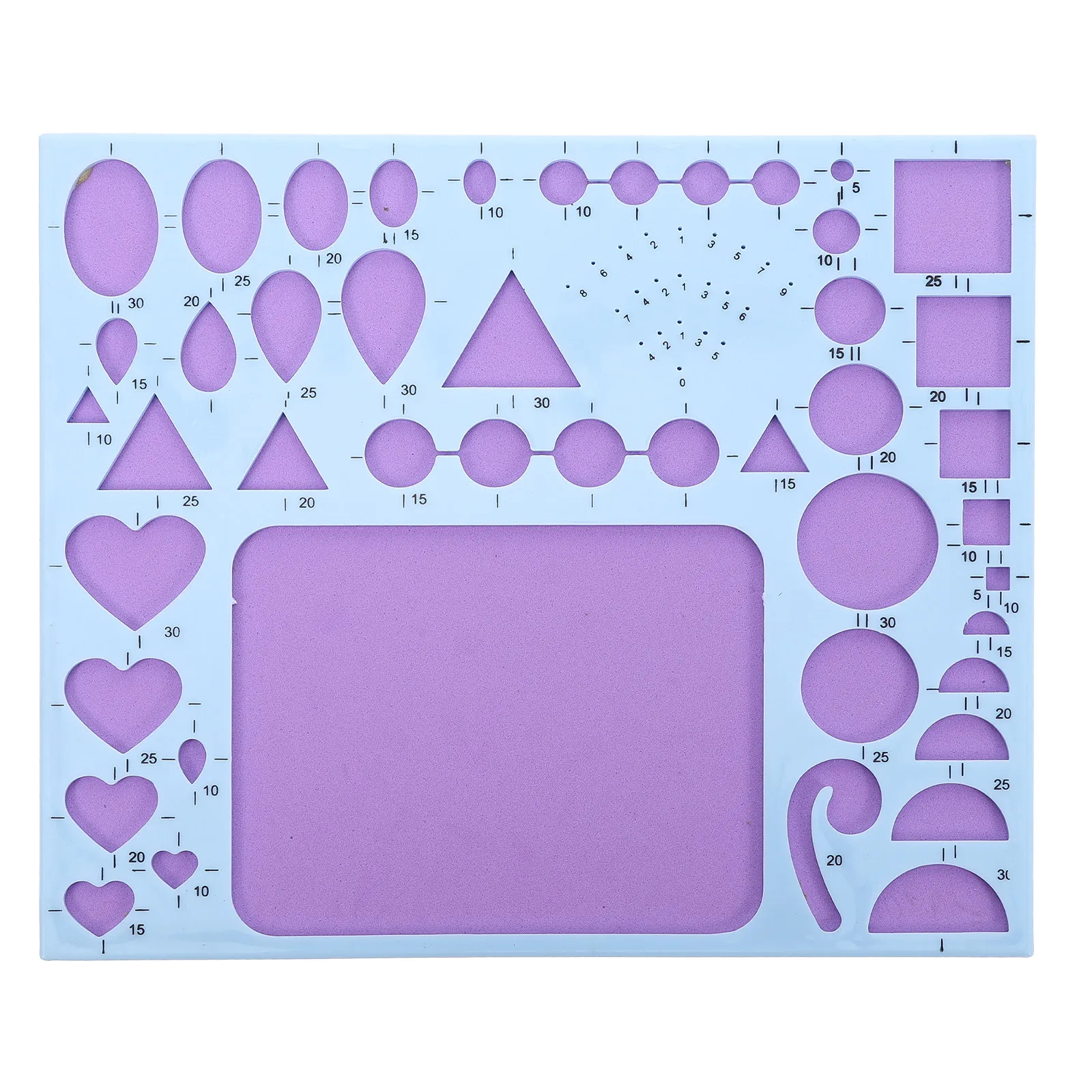 Quilling Template Board with Multi-Shape Size Guide for Flowers Paper Crafts DIY Cards Paper Quilling Tools for Beginners