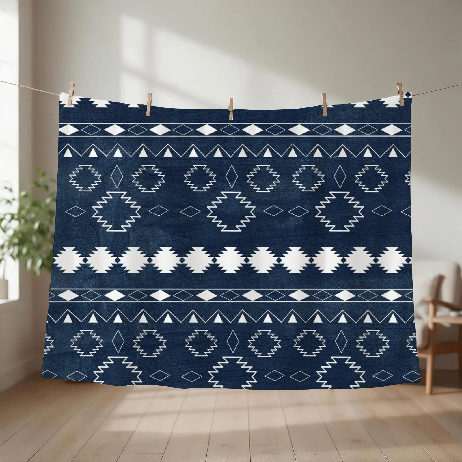 New Tribal Boho Pattern Chic #2 #aztec #decor #art Throw Blanket Picnic Decorative Beds Decoratives Thermals For Travel Blankets