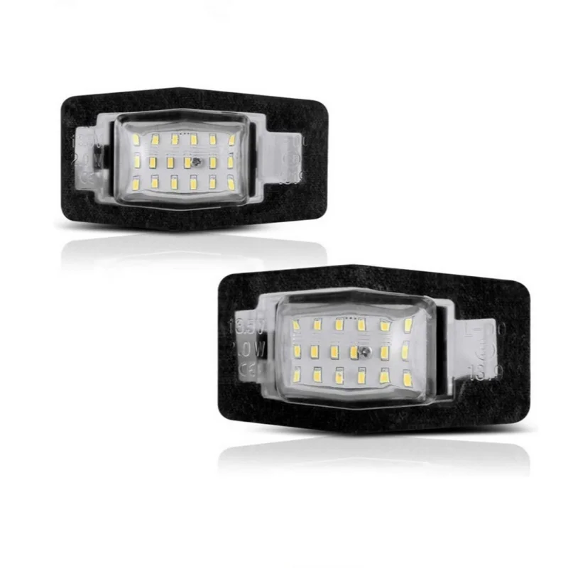 For Mazda Miata MX-5 NB 1999-2005 2Pcs CANBUS LED License Plate Light 6000K White Error Free Number Plate Lamp