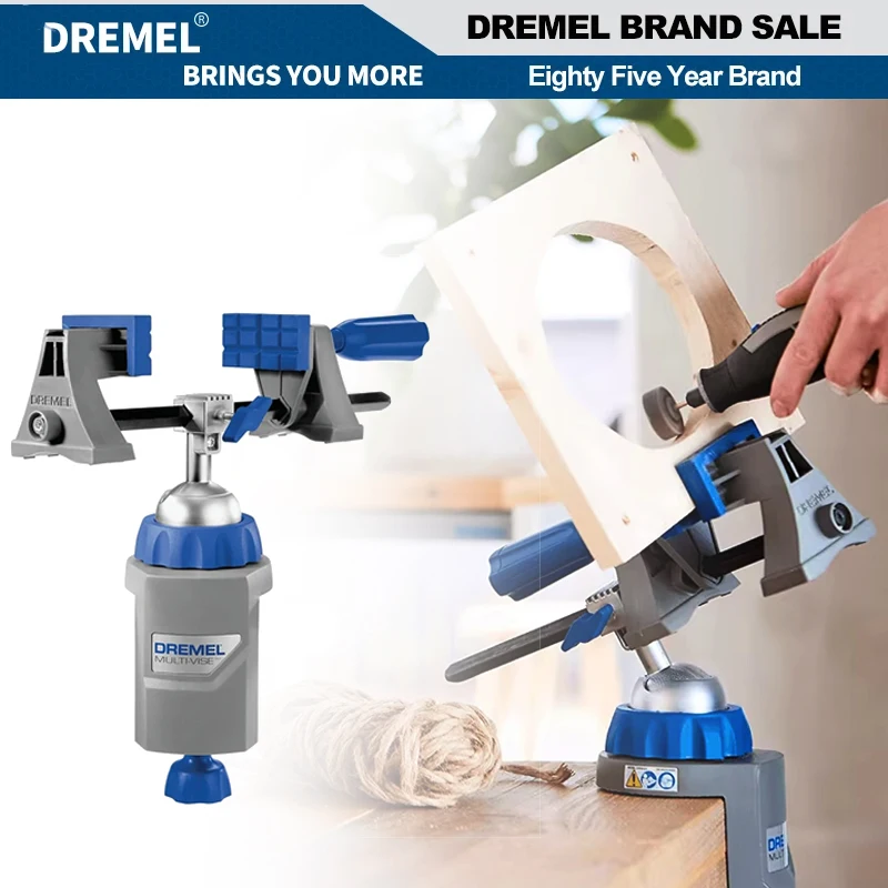 

Dremel 2500-01 Multi-Vise Portable Vise Removable Jaws Bench Clamp Bracket Holder for Dremel 3000/4000/4250/4300/7760/8220/8240