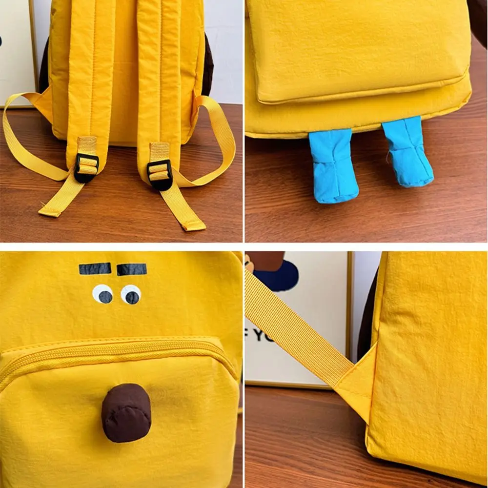 Dog Pattern Children's Cartoon Backpack Adjustable Straps Lightweight Cartoon Shoulder Bag Large Capacity Comfortable