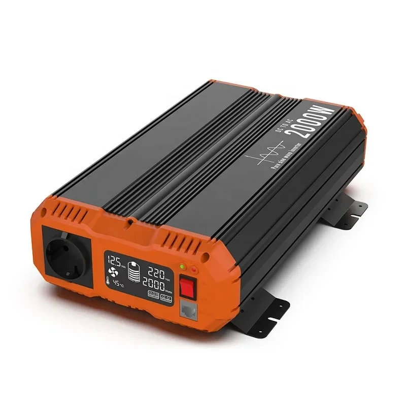 brand inverter 2000w pure sine wave DC/AC power converter with OEM produce