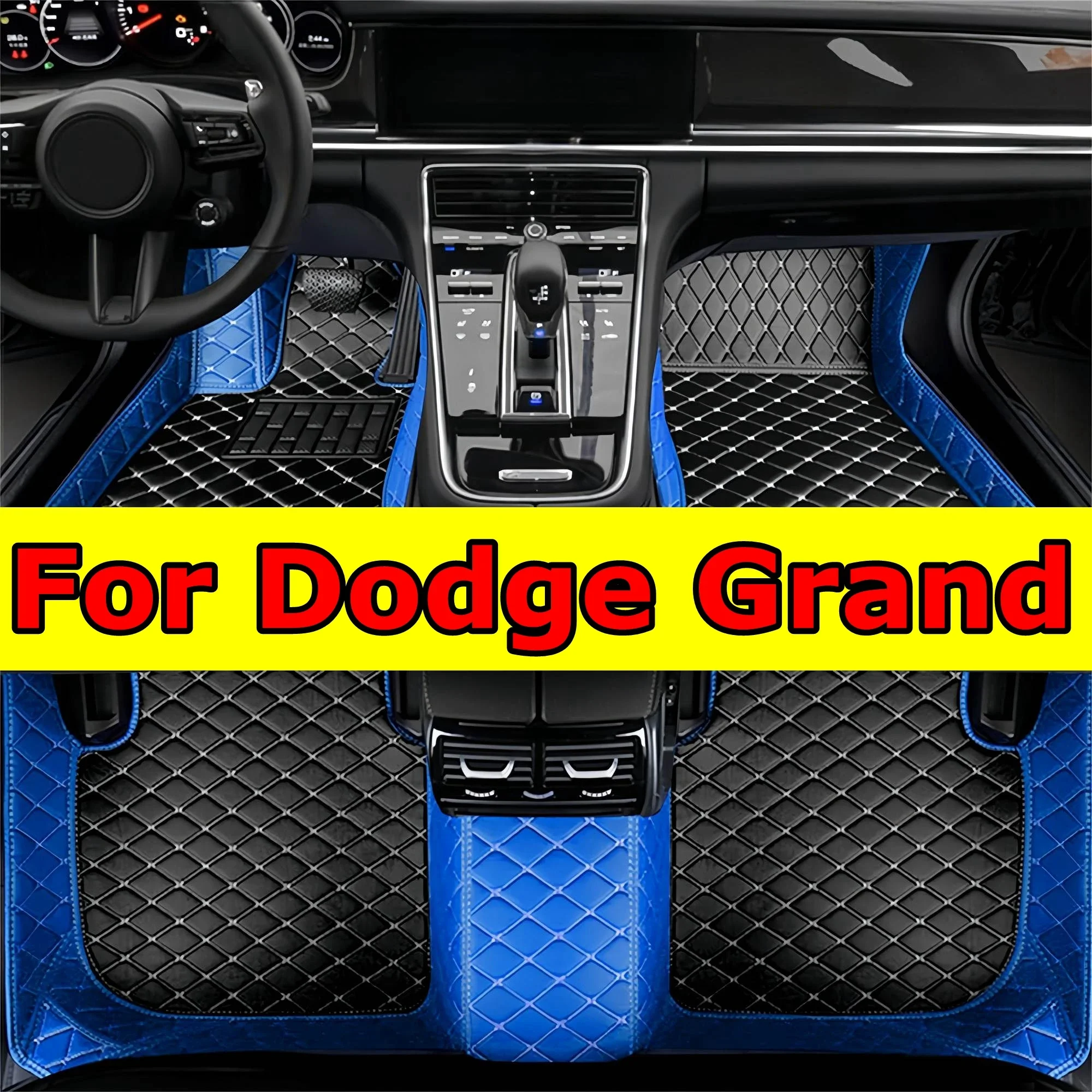 الحصير سيارة ل دودج جراند كارافان 2008 2009 2010 2011 2012 2013 2014 2015 2016 2017 2018 2019 2020 7 مقاعد الطابق بطانات السيارة